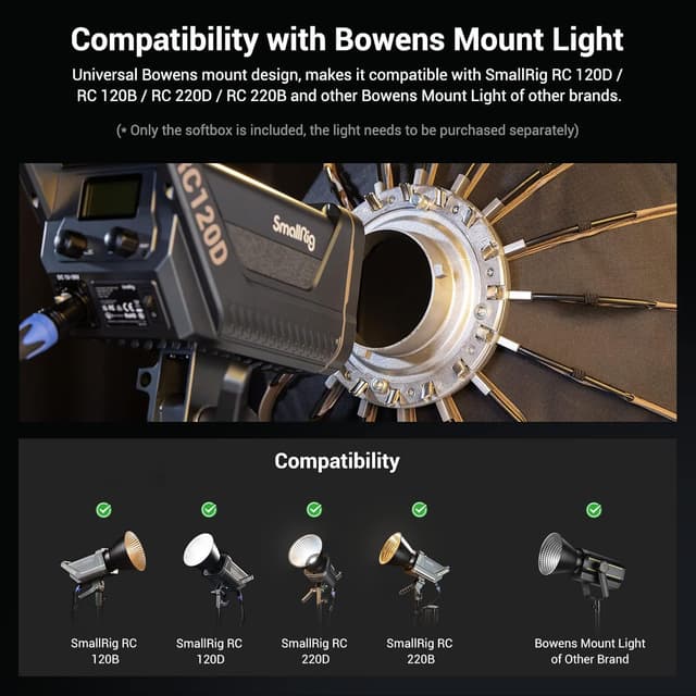 Thumbnail 6 de SMALLRIG RA-D55 Softbox parabolique 55 cm