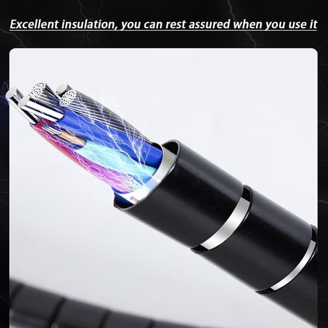 Detalle de EPROICKS Spirale Avvolgi Cavo 3M raccogli cavi