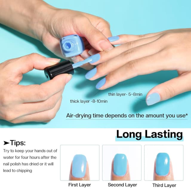 Detalle de Morovan 15 Bright Color nail polish set