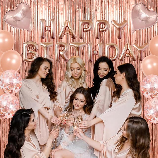 Thumbnail 5 de Joybble 50th Rose Gold Birthday Balloons