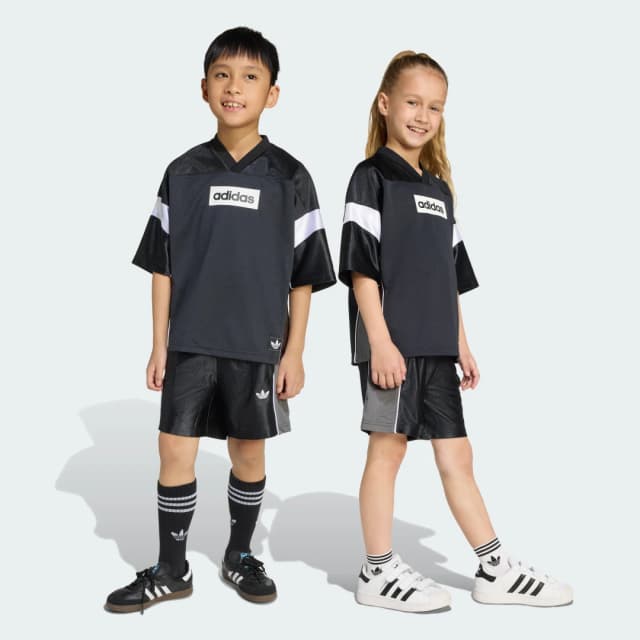 Detalle de Adidas Short Tee Set Kids negro