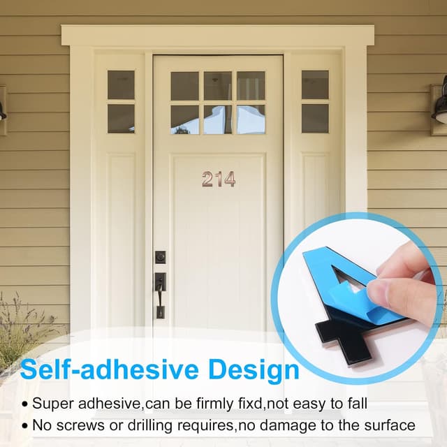 Detalle de Vicloon Numero Civico 3D in ABS Oro