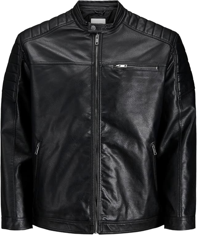 Detalle de JACK & JONES Faux Suede Jacket Black XL