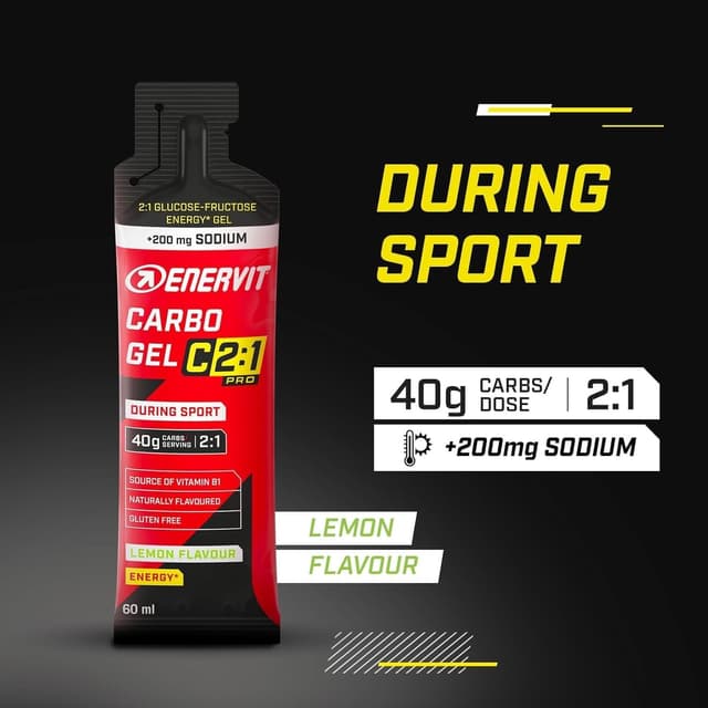 Thumbnail 1 de ENERVIT Carbo Gel C2:1PRO Lime 🍋 - Energía para Atletas