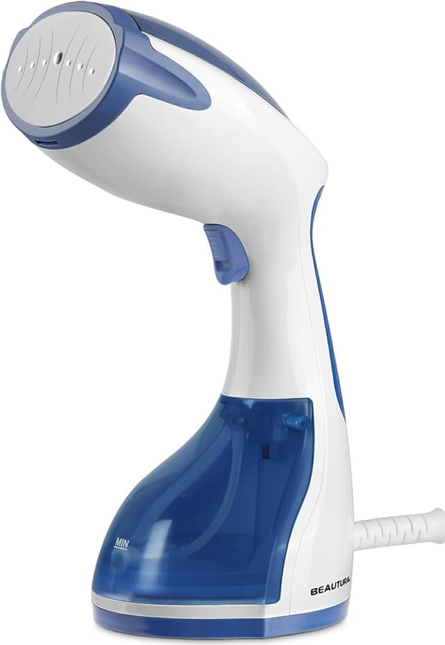 Detalle 2 de BEAUTURAL Portable Handheld Clothes Steamer (1200W) with 30-second heat-up and detachable water tank