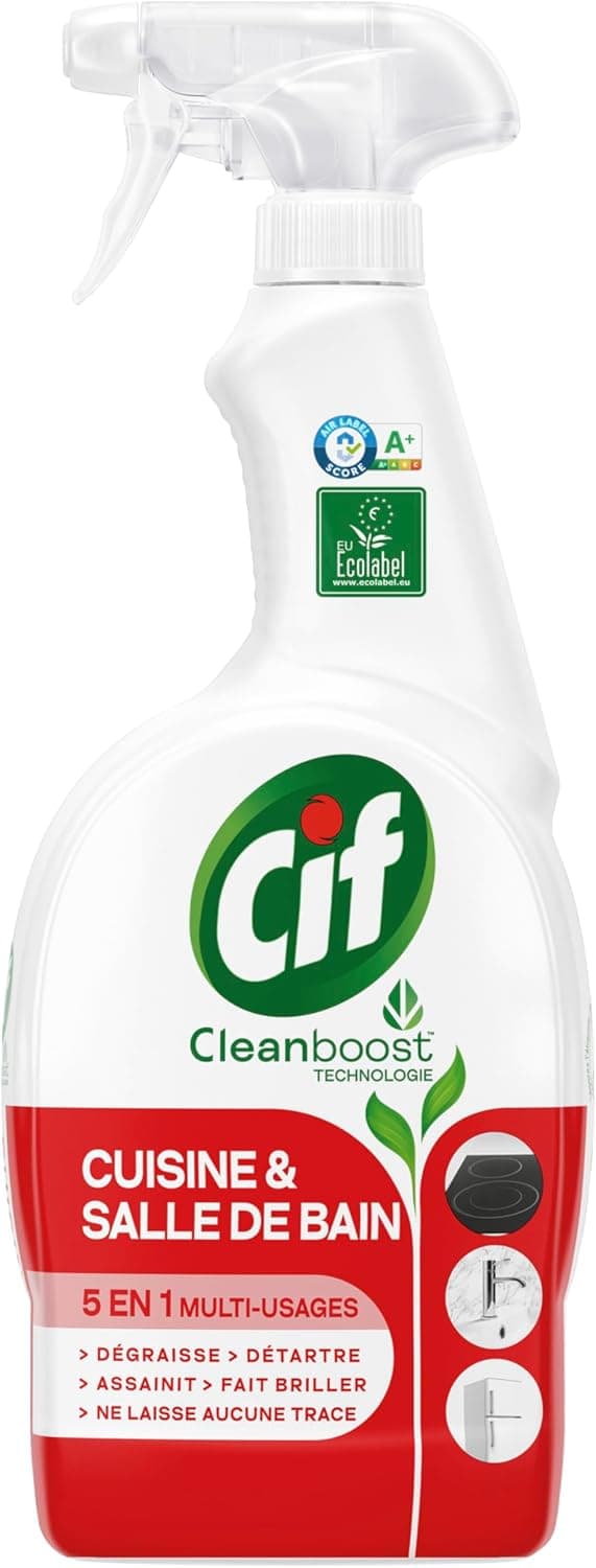 Detalle 2 de CIF Spray nettoyant 5 en 1 750 ml