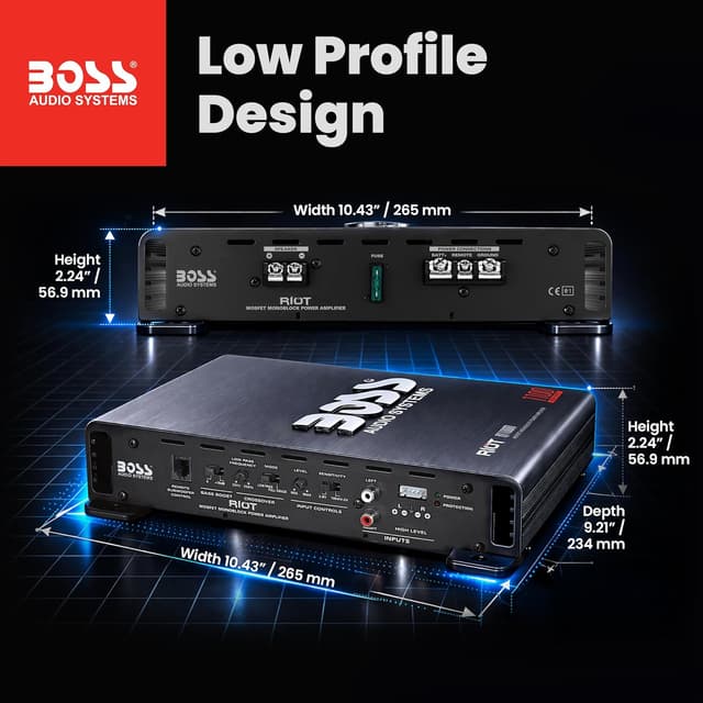 Thumbnail 4 de BOSS R1100M Car Amplifier 1100W 🔊