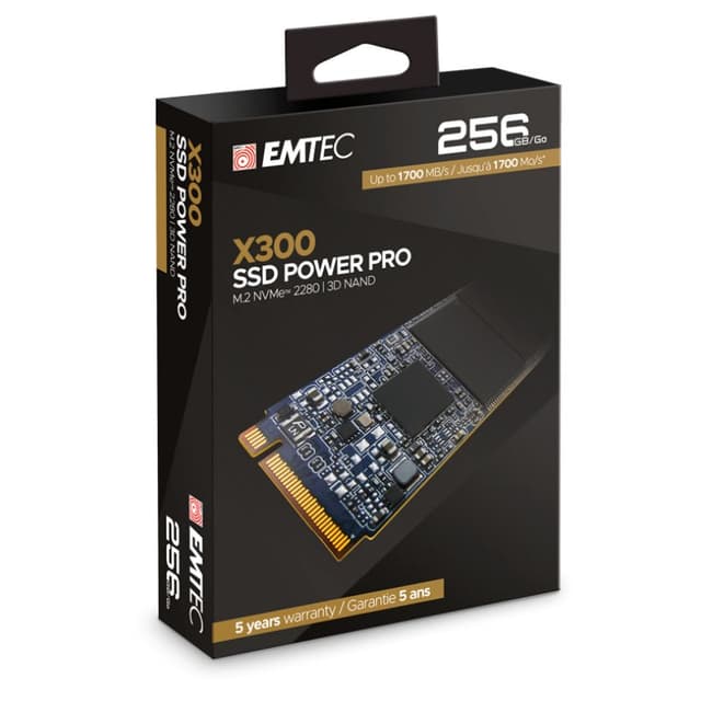Detalle 2 de Emtec Power Pro X300 SSD 256 GB M.2 NVMe 💾