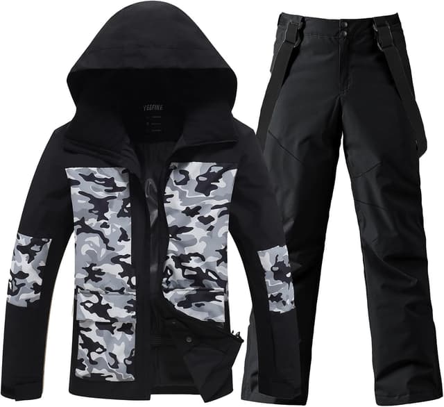 Thumbnail 6 de HOTIAN Herren Ski Jacke und Hose Set