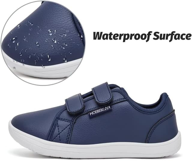 Detalle 2 de HOBIBEAR Kids wide barefoot shoes for boys & girls – minimalist school, trail and walking trainers