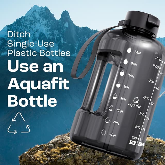 Thumbnail 5 de AQUAFIT 64 oz Half Gallon Water Bottle
