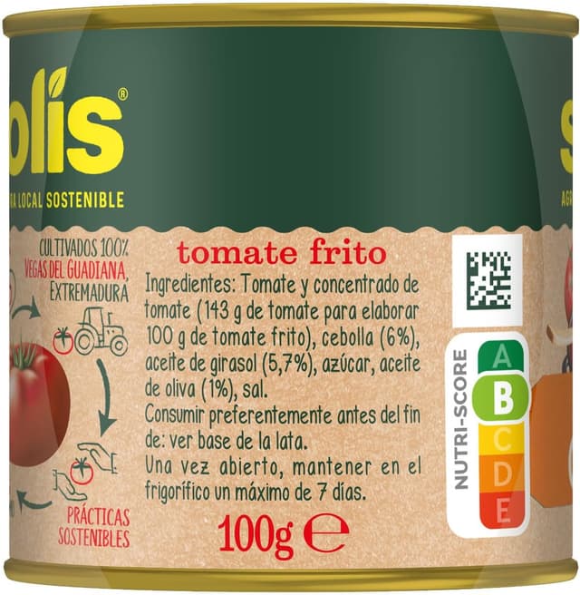 Thumbnail 4 de SOLÍS Tomate Frito Casero Pack de 6 x 3 latas 🍅