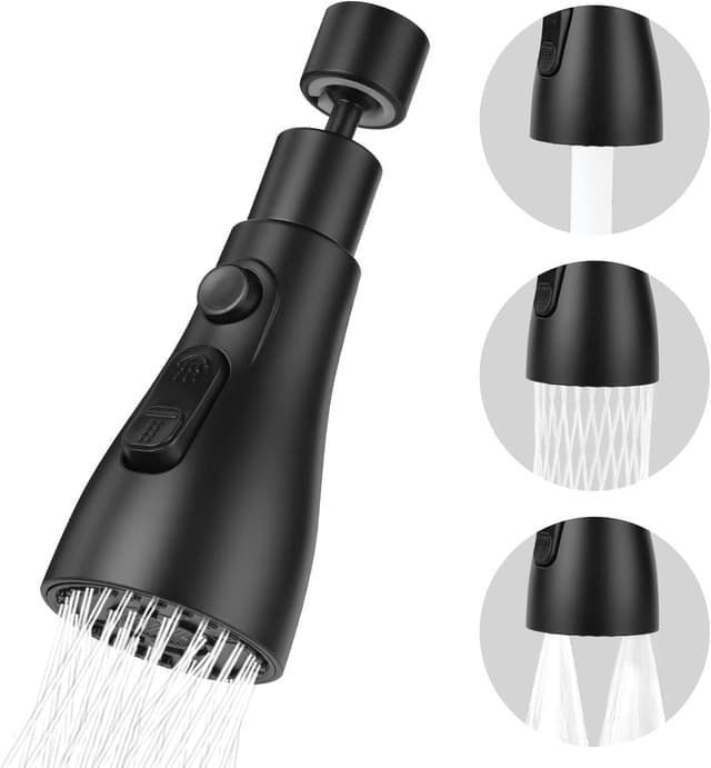 Imagen de OSDUE Testa a spruzzo per rubinetto da cucina 360° 3 modalità en OfertitasTOP