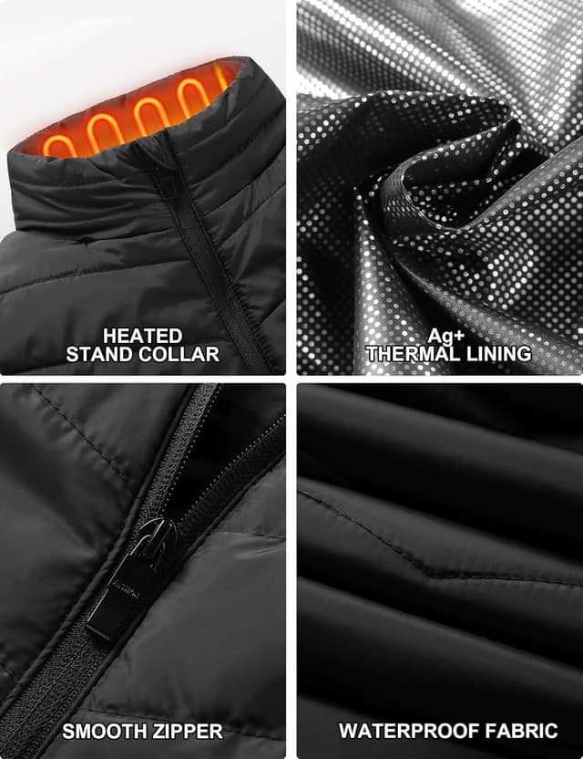 Thumbnail 3 de vapesoon Heated Vest 15-pad heated gilet for outdoor 🚶
