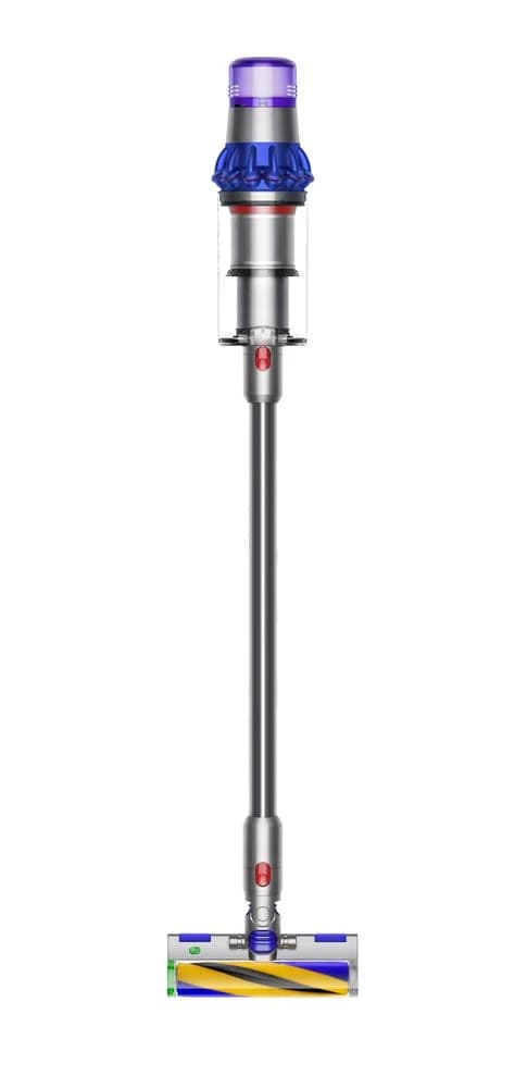 Detalle de Dyson V15 Detect Fluffy: kabelloser Staubsauger mit Stauberkennung und LCD-Anzeige