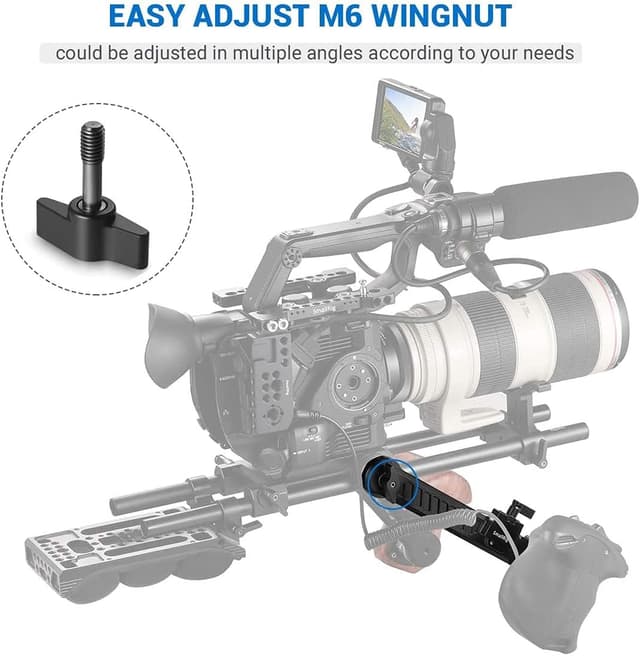 Detalle de SmallRig Rosette Extension Arm for Sony FS5 / FS7 Grip – ARRI 1870 (1870)