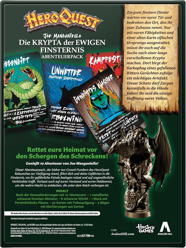 Thumbnail 4 de HEROQUEST Crypt of Perpetual Darkness Brettspiel đČ