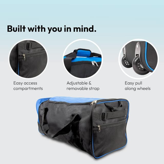 Detalle 1 de IN Suitcase Large 32” Foldable Wheeled Holdall 80L