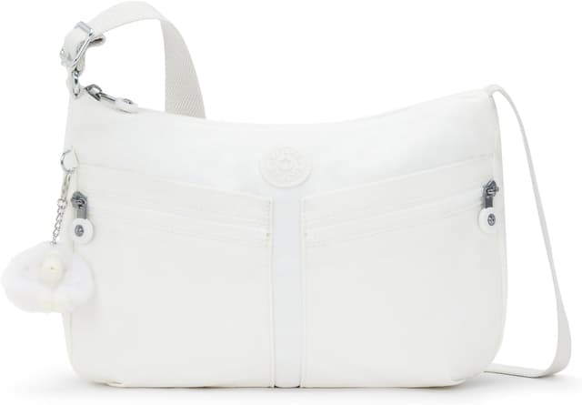 Thumbnail 6 de Kipling Izellah Bandolera Mediana Metallic Glow ✨ Plata