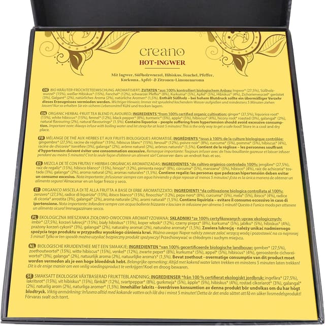 Thumbnail 4 de Creano Set Regalo Tisane Biologiche 18 piramidi 🍵