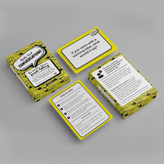 Thumbnail 6 de Really Good Conversations UK Made Conversation Cards Game – Original Conversation Starters for Families and Friends