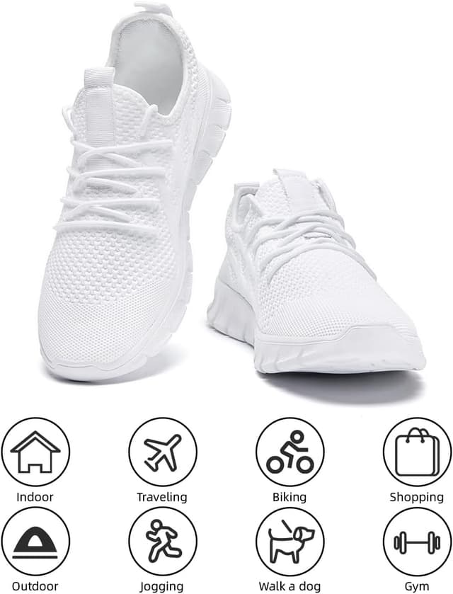 Detalle 2 de VGPSFN Sneakers da uomo per corsa, palestra e trekking leggero