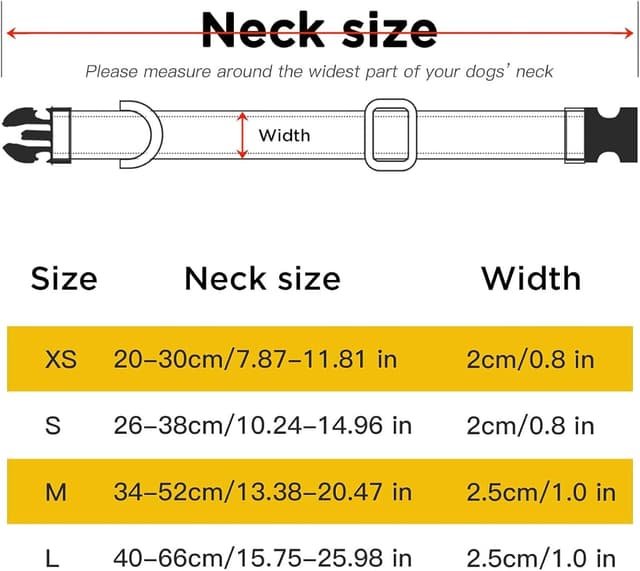 Detalle 2 de HEELE collier pour chien réfléchissant en néoprène rembourré ajustable (XS) – Vert gazon