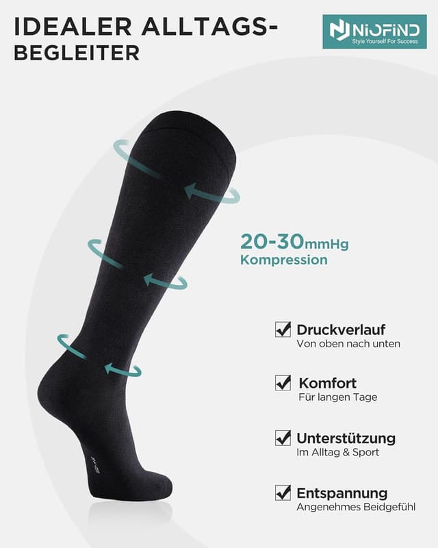 Thumbnail 3 de Niofind Kompressionsstrümpfe 2 Paar