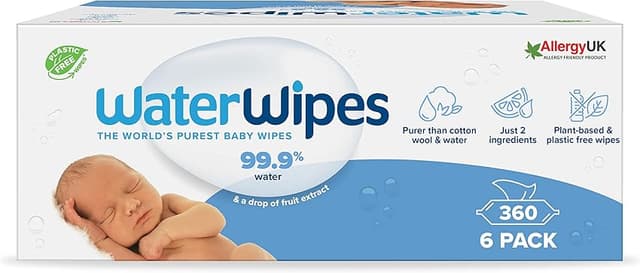 Imagen de WaterWipes Originales: Toallitas Húmedas para Bebés 🌊 360 Unidades en OfertitasTOP