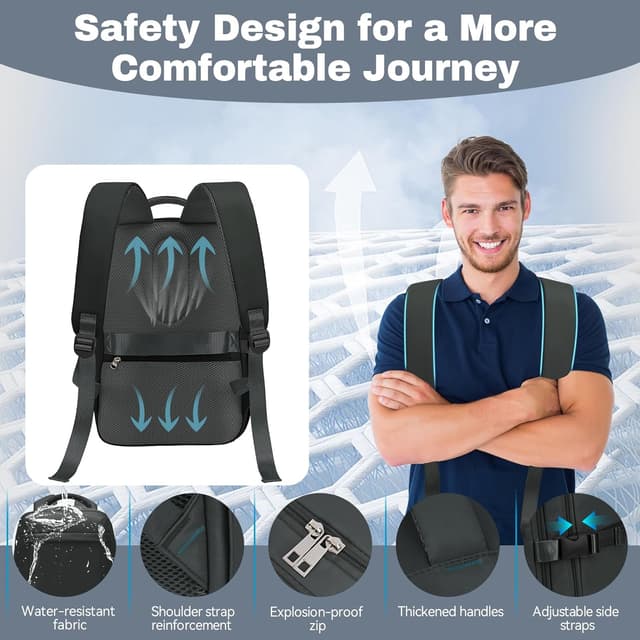 Thumbnail 4 de Xkdoai Zaino Ryanair 40x20x25