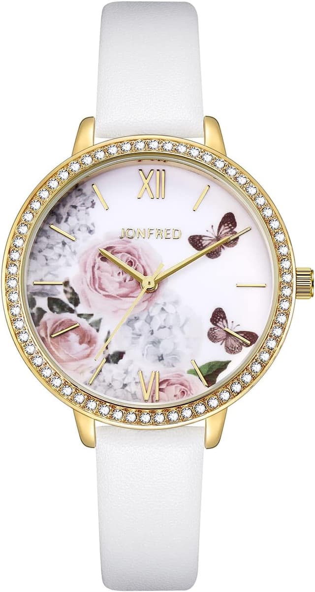 Thumbnail 6 de KIMOMT montre femme à bracelet en cuir, mouvement à quartz étanche (selon usage) – montre bracelet de mode