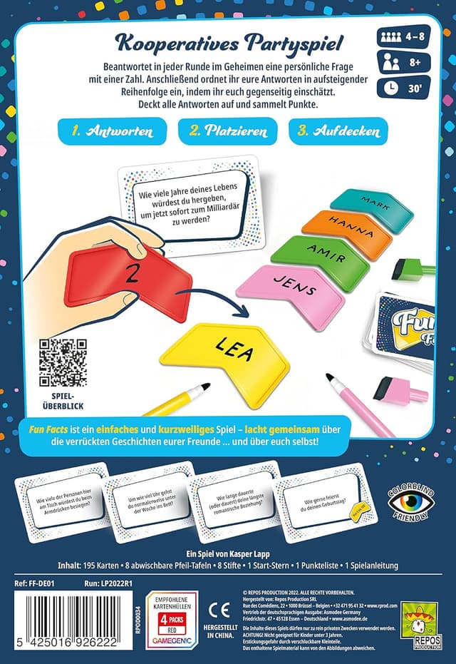 Thumbnail 2 de Repos Production Fun Facts Partyspiel 30 Minuten đ