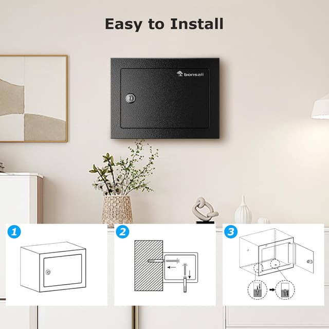 Thumbnail 4 de Bonsaii Safe Box 6.6L small home safe 🔒