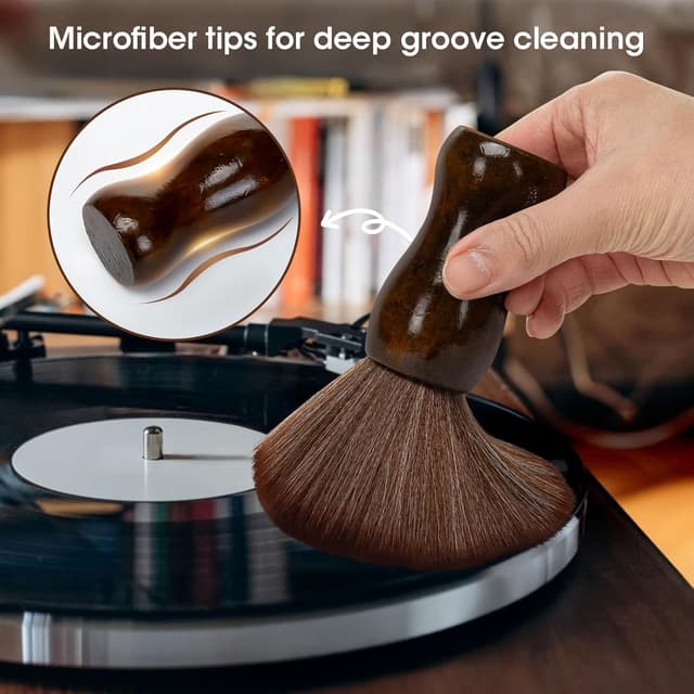 Detalle 2 de Vinyl Record Cleaning Brush Ultra Soft