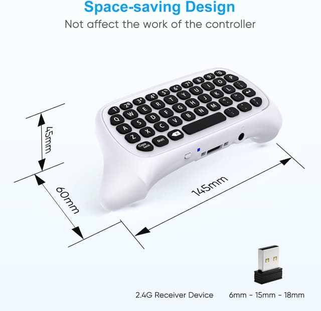 Detalle de Elite Game Chatpad Keypad for Xbox Controllers