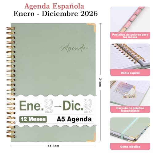 Detalle 2 de Kareeran Agenda 2026 en Español 📓