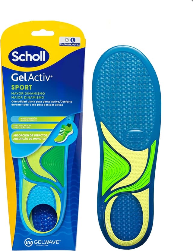 Detalle de Dr. Scholl's Plantillas GelActiv Sport Hombre 40-46,5