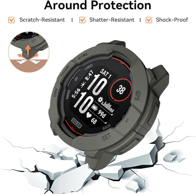 Detalle de Overstep Instinct 3 45mm TPU case cover