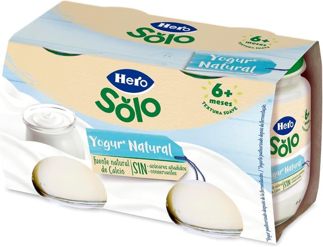 Thumbnail 1 de Hero Baby Tarritos Yogur Natural 190 g 🥛