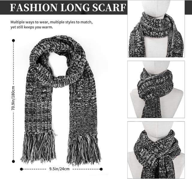 Thumbnail 4 de INSISMY Packs Bonnet Écharpe et Gants