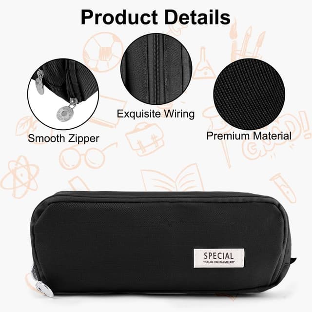 Detalle 2 de OFFCUP Estuche Portalápices Grande 23 cm