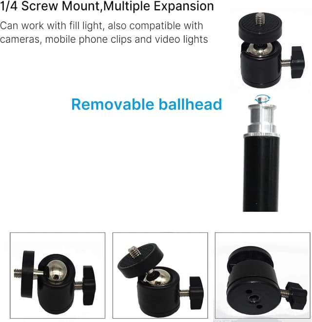 Detalle 2 de HAFOKO 17 bis 31 Zoll Tisch Kamera Halterung