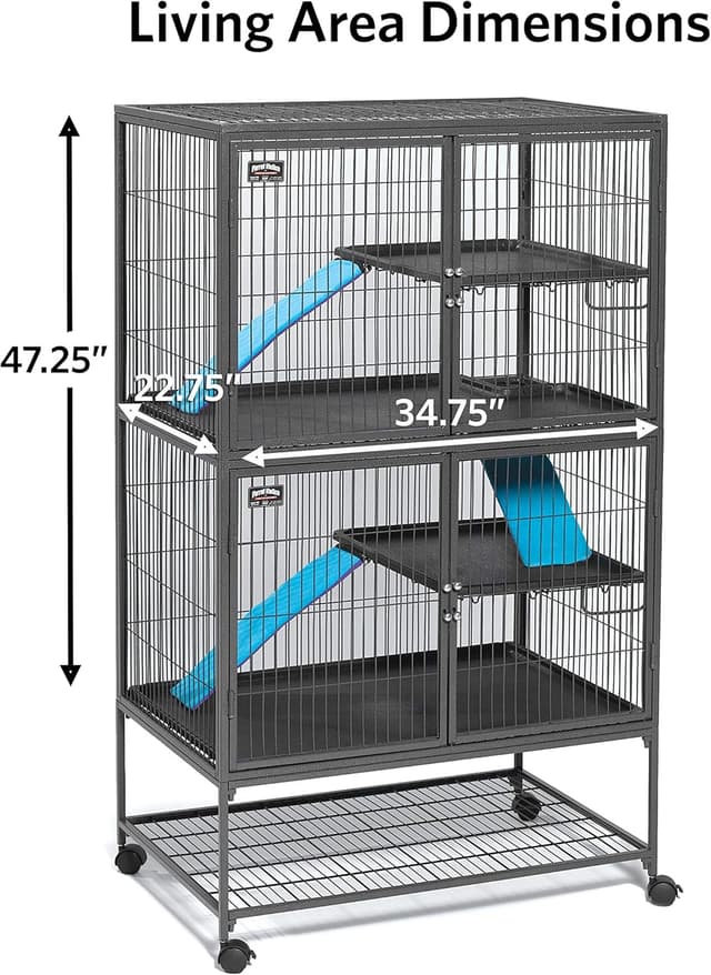 Thumbnail 4 de MidWest Ferret Nation jaula 91,4x63,5x158,7 cm