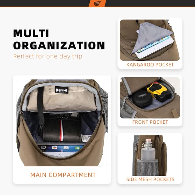 Thumbnail 1 de SKYSPER Sling Bag RFID crossbody daypack