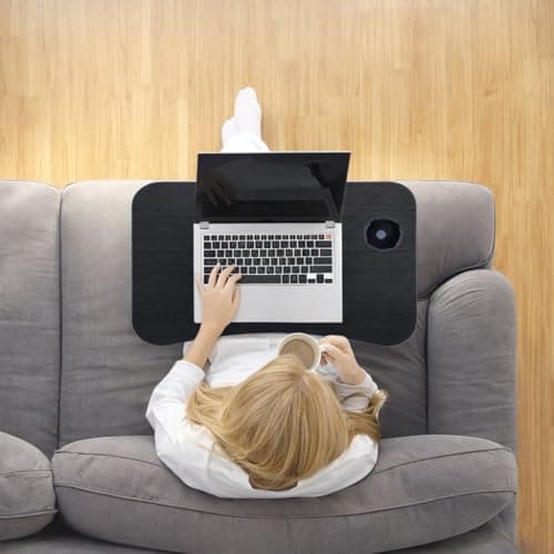 Detalle 2 de Mesa Plegable Auxiliar T-LOVENDO.ES de 60x40 cm para portátil y tablet