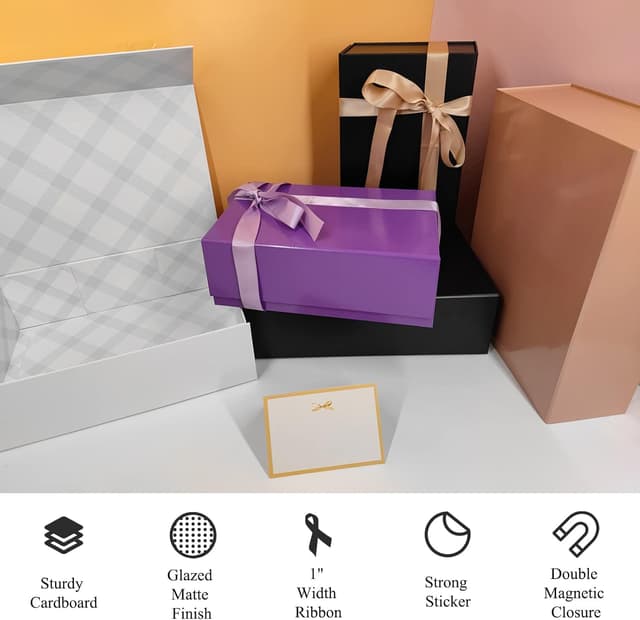 Detalle 2 de Tekhoho Black Gift Box 33x23.7x10cm