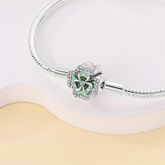 Detalle de QIKAOLA S925 Armband für Pandora Charms