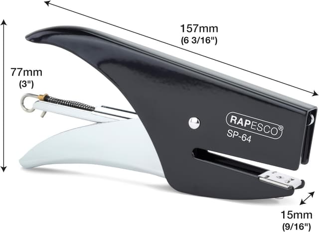 Thumbnail 5 de Rapesco 1267 SP-64 Cucitrice a pinza 12 fogli