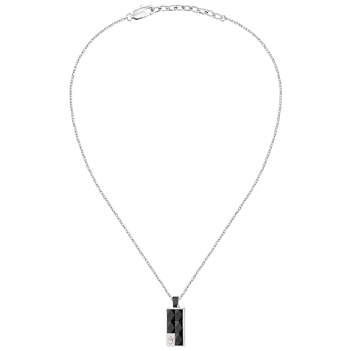 Detalle 2 de Maserati Collar de Hombre Cerámica IP Negro