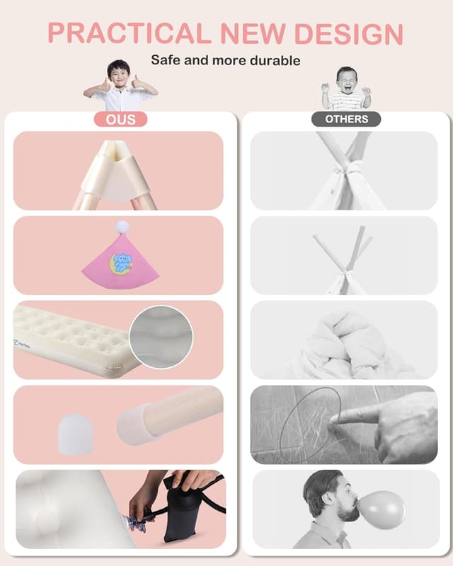 Thumbnail 5 de Heypappy Tipi Infantil con colchón 186 cm